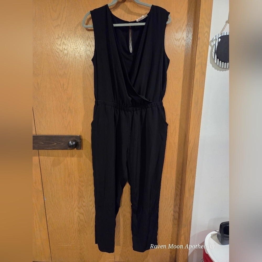 one clothing Black Sleeveless Jumpsuit